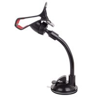 360 Degree Rotate Car Phone Holder Adjustable Hose Suction Cup Auto Mobile Phone Bracket Long Arm Clip Car Interior Accessories