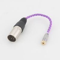 Audio HIFI 4pin XLR Balanced Male to 2.5mm TRRS Balanced Female Audio Adapter Cable 2.5mm TRRS to XLR Balanced Cable Connector