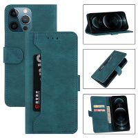 ◄♗₪ Business Matte Flip Leather Case For iPhone 13 Pro Max 12 13 Mini SE 2020 10 X 6 6s 7 8 Plus XR XS Max Card Wallet Phone Cases