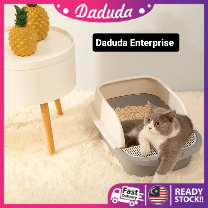 ♨ Cat Litter Toilet Box Jumbo Hooded European Style Bekas Pasir Kucing