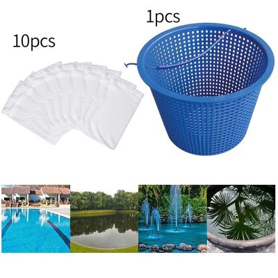 Pool Filter Basket with Pool Skimmer Socks Swimming Pool Filter Socks for Swimming Pool Cleaning