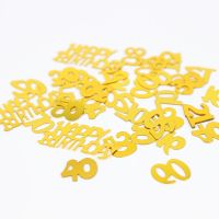 15g/bags DIY Number Confetti 16th 18th 20th 21th 30th 40th 50th 60th Birthday Party Decorations Adult Birthday Cake Decorations Banners Streamers Conf