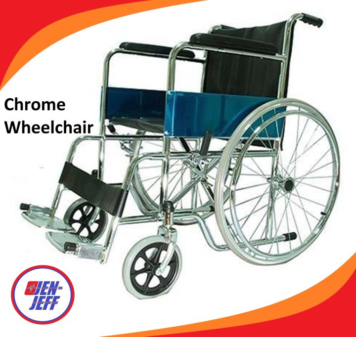 Standard Wheelchair Adult Wheelchair Chrome Foldable Wheelchair Travel ...