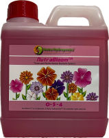 Nutra Hydroponics NutraBloom - compare General Hydroponics Flora Series FloraBloom - full 1 liter bottles FOX FARM DWC BLOOM