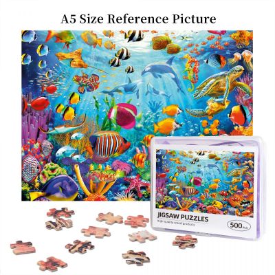 Art Of Play - Reef Rush Hour Wooden Jigsaw Puzzle 500 Pieces Educational Toy Painting Art Decor Decompression toys 500pcs