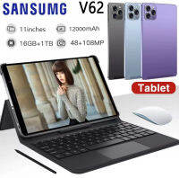 [รับประกัน 1 ปี] Sansumg ของแท้ V62 แท็บเล็ต 11 นิ้ว 16G+512G แท็บเล็ต Full HD 24+48MP แท็บเล็ตของแท้ Android12.0 แท็บเล็ต โปรเซสเซอร์ WIFI 4G/5G/โปรเซสเซอร์ 12-core แท็บเล็ตราคาถูก แท็บเล็ตของแท้