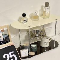 Ins Style Acrylic Cup Rack Shelf Toilet Bathroom Countertop Cosmetics Storage Rack Desktop Cup Display Bathroom Counter Storage