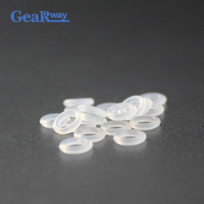 Gearway Transparan Silikon O Ring Seal 1.8 Mm CS Food Grade O Ring Sealing Gasket 1.6/1.8/2 /2.24/6.9 Mm ID VMQ O Ring Seal Mesin Cuci