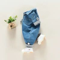 IENENS Kids Baby Boys Jumper Denim Clothing Pants Body Suits Infant Toddler Boy Jeans Children Wears Overalls Clothes Trousers Playsuits 0 1 2 Years