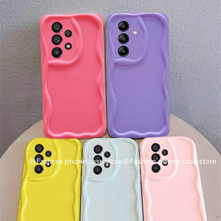 phone-case-เคส-samsung-galaxy-a13-a23-a33-a53-a73-a52s-a52-a72-a32-4g-5g-lte-เคสโทรศัพท์สีลูกกวาด-macaron-ซิลิโคนเหลวกรอบปกป้องเลนส์รวมทุกอย่าง2023