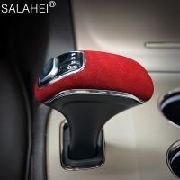 Alcantara กระปุกเกียร์หนังนิ่มสำหรับเคสหุ้มปกป้อง Jeep Grand Cherokee 2014-2015อุปกรณ์ตกแต่งภายในรถยนต์