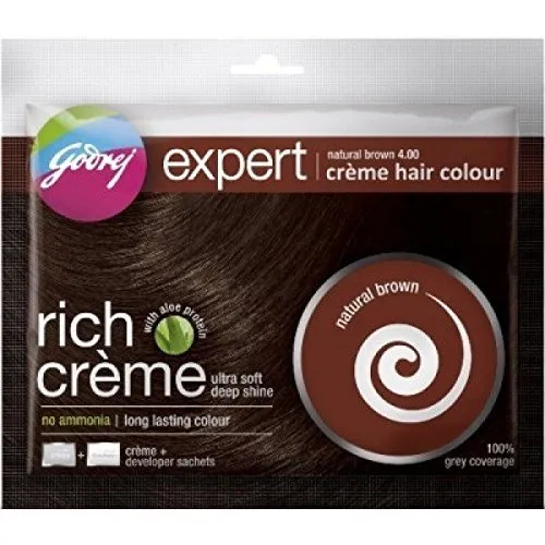 Hair Colour Expert Rich Creme Godrej (Natural Brown) 1BOX (8 pcs) | Lazada Hair Colour Expert Rich Creme Godrej (Natural Brown) 1BOX (8 pcs) | Lazada