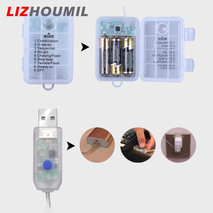 lizhoumil-ไฟ-led-ใยแมงมุม5v-ไฟควบคุมระยะไกลปรับได้8โหมดสำหรับอุปกรณ์ตกแต่งงานเลี้ยงฮาโลวีน