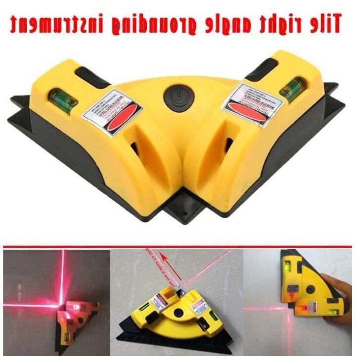 90 Degree Right Angle Vertical Horizontal Laser Chalk Line Projection