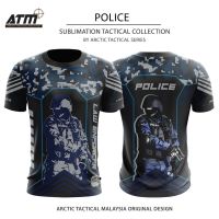 （Contact customer service for customization）tshirt baju taktikal tactical sublimation jersey inner glock tts gagah setia never surrender police（Stock available in sizes for adults and children）