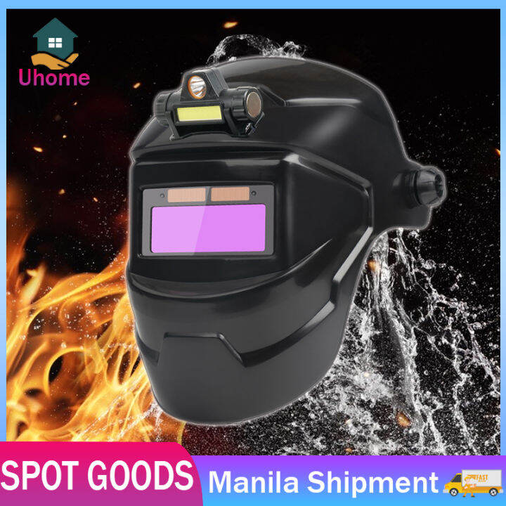 Welding mask, the helmet automatically darkens, does not hurt the eyes ...