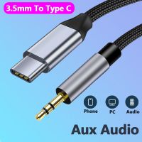 Aux Audio Cable Type C to 3.5mm Headset Speaker Headphone Jack Adapter Car Aux for Samsung S20 21 Xiaomi Redmi Huawei Phone Part Cables