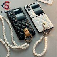 HOT”Lushuo เคสศัพท์มือถือหนัง ฝาพับ ปิดด้านหลัง หรูหรา พร้อมสายสะพาย และสายคล้อง สําหรับ OPPO Find N2 findn2