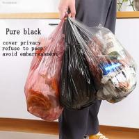 ✺♨♦ 5 Pack of 100Pcs Black Trash Can Lined Disposable Plastic Garbage Bag Sturdy Thick Garbage Bag Pet Dog Waste Poop Bag 2023