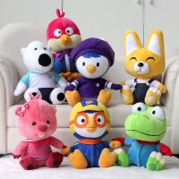 【New products】【พร้อมส่ง】ของเล่นตุ๊กตาการ์ตูน Pororo Penguin Fox Eddy Dragon Crong Loopy Poboy Harry ขนาด 23 ซม. ของขวัญ สําหรับเด็ก