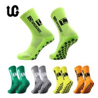 【hot】✑❁卐  UGUPGRADE 2023 New ANTI SLIP Football Socks Mid Calf Non Soccer Cycling Mens Warm EU38-45