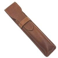 Parker Safety Razor : PRKAMZ001* ซองใส่มีดโกน Leather Saddle Brown Protective