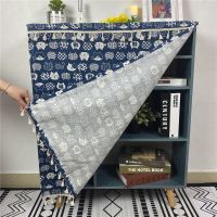 【YD】 Self-adhesive Half Curtain Door Partition Cotton Short Dust Cover Tassel for Shoes Rack Cabinet