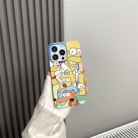 ใหม่ เคสโทรศัพท์มือถือคู่รัก กันหล่น ลายการ์ตูน Simpson Family สําหรับ OPPO Reno8 Reno7pro reno6 7z 5 R17 A72 A53 A9 2023 4Z 5G A15 A3S