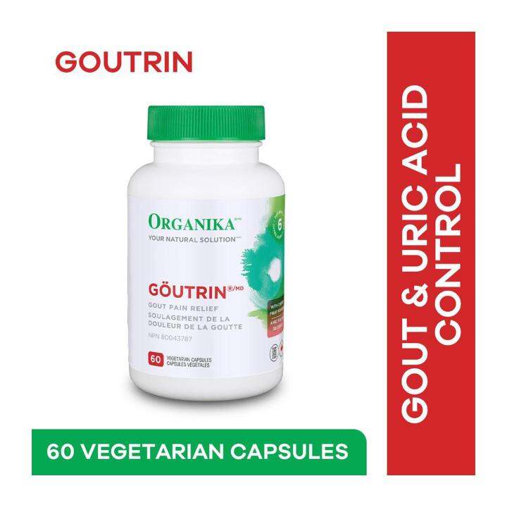 Organika Goutrin with Celery Seed Gout Pain Relief Uric Acid Support Supplement Lazada Singapore