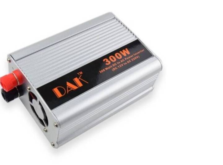 เครื่องอินเวอร์เตอร์แปลงไฟ-dak-12v-300w-power-inverter-12v-dc-เป็น-220v-ac-ขนาด-300w