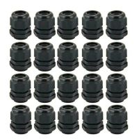 【cw】 20pcs/Set 20mm M20 Cable Compression Locknut Washer IP68 Cables Fixing