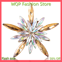 WQP Fashion Store เครื่องประดับแฟชั่นเซล,อัญมณีแสดงบุคลิกดอกไม้ประดับเพชรเข็มกลัดขนาดใหญ่ดาวเครื่องประดับแฟชั่นคุณภาพสูงตกแต่งสำหรับงานเลี้ยงที่สวยงาม