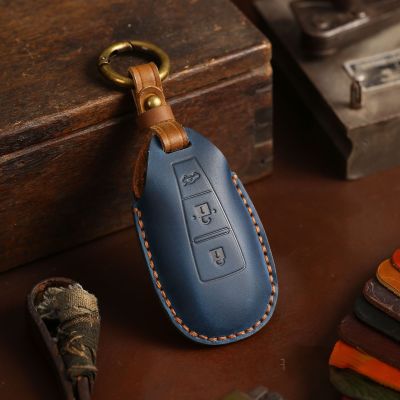 Leather Car Key Case Cover Fob Protector for Changan Suzuki Kizashi Swift SX4 S Cross Baleno Ciaz Keychain Holder Keyring Shell