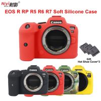 Canon EOSR6 R5 R RP Silicone Case Bag Body Cover Protector Frame Skin For Canon EOS R6 EOSR6 EOSR EOSRP EOSR EOSR5 EOS R7 Camera