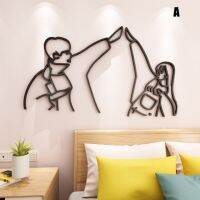 DIY Acrylic 3D Art Wall Sticker Bed Room Home Decor Self-adhesive Washable S7