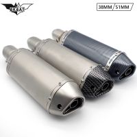 Motorcycle exhaust db killer Muffler moto Escape For Yamaha xt 600 ybr 125 nmax mt 125 r6 2008 fz 25 mt 07 2019 xjr 400 yfz 450