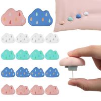 Cloud Shape Bed Sheet Grippers Anti slip Fastener Quilt Clips with Plastic Needles Reusable Comforter Duvet Cover Pins