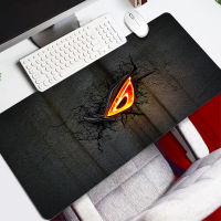 Rog Large Size Gaming Mouse Pad Natural Rubber PC Computer Xl Xxl 90cm Gaming Mousepad Desk Mat Locking Edge for CS GO LOL 900/800x300mm