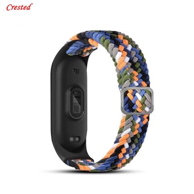【LZ】 Braided Strap for Xiaomi Mi Band 8 Elastic Nylon Solo Loop Adjustable Watchbands Replacement correa bracelet for Miband 8 NFC