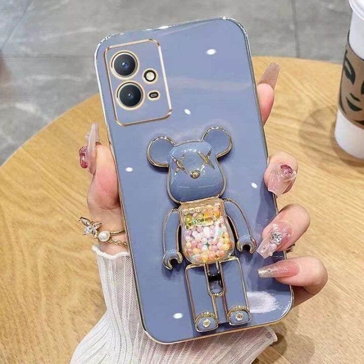 เคสสำหรับ-โทรศัพท์-vivo-y30-5g-y50-y31-ฝาหลังสุดหรู3มิติพร้อมที่จับ