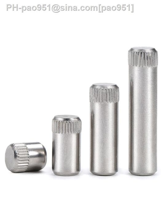 30-20pcs-m1-5-m2-m8-knurled-pin-304-stainless-steel-knurled-pin-cylindrical-pin-shaft-pin-toy-connecting-rod-lock-hinge-pin