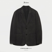 Áo khoác blazer nam ATINO thiết kế Classic 2 lớp dầy dặn phong cách Hàn
