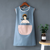 Adult Apron Adult Pocket Apron Kitchen Supplies Household Apron Cartoon Apron Chef Waiter Apron Pocket Apron