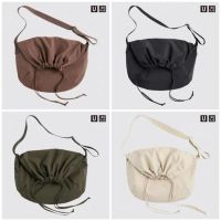 COD jfdss 2023uniqlo Sling Bag Drawstring Messenger bag rumah Shoulder Handbag Men Women Tote Versatile Casual Commuter Nylon Tote Bag