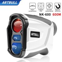 【LZ】﹍  ARTBULL Hunting Laser Rangefinder Medidor de distância para Golf 600m com Magnetismo Slope Flag-Lock Vibração