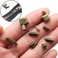 10 Sets Metal Repair Zipper Stopper For Clothes Zipper Stopper Open End Buckles Open End DIY Sewing Zipper Handmade Accessories