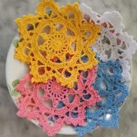 【CW】 2022 Hot Cotton Crochet Placemat Cup Coaster Mug Table Dining Doily Drink