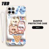 YBD ใหม่เคส3D วิสัยทัศน์สำหรับ  Infinix Smart 6 HD X6512 คู่รักการ์ตูนน่ารักเคสนิ่มกรณีโทรศัพท์รูปแบบเคลื่อนไหว