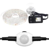 DC 12V LED Strip 2835 Motion Sensor controller Auto ON/OFF IP65 waterproof Flexible LED Tape 1M 2M 3M 5M Sensor Bed Light