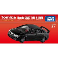 TOMY Domica Alloy Small Car Model Flagship version Red Box TP37 No. Honda CIVIC TYPE R Die-Cast Vehicles